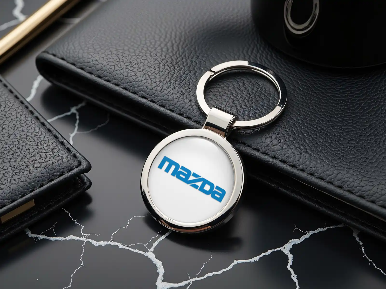 Mazda Portallaves Personalizado Anillo Logo